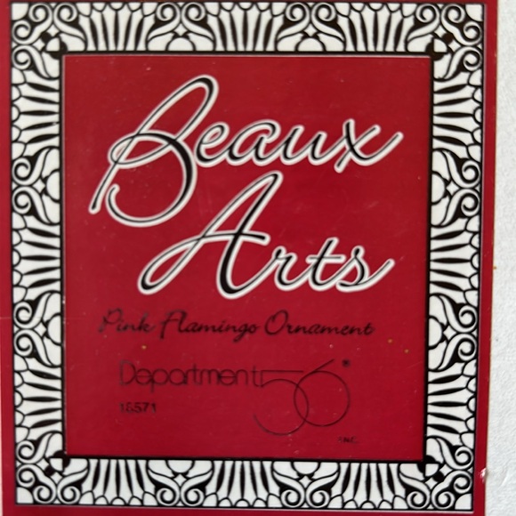 Flamingo Glass Ornament - Picture 4 of 4